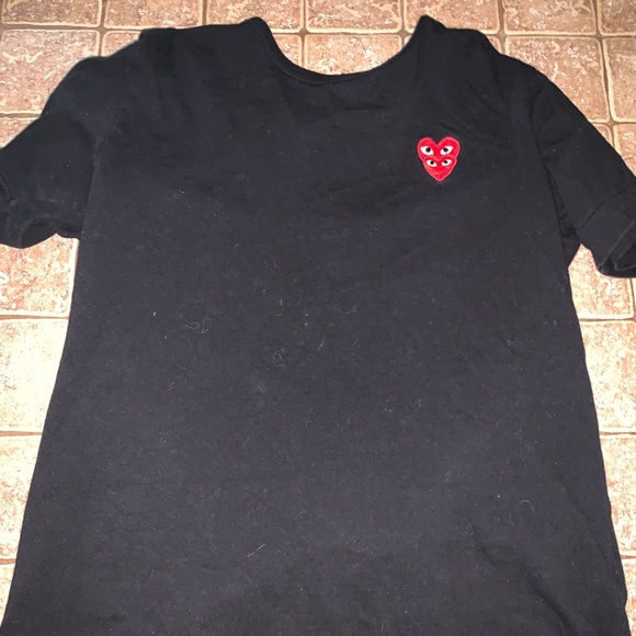 Comme des garçons PLAY double heart shirt - Picture 1 of 6